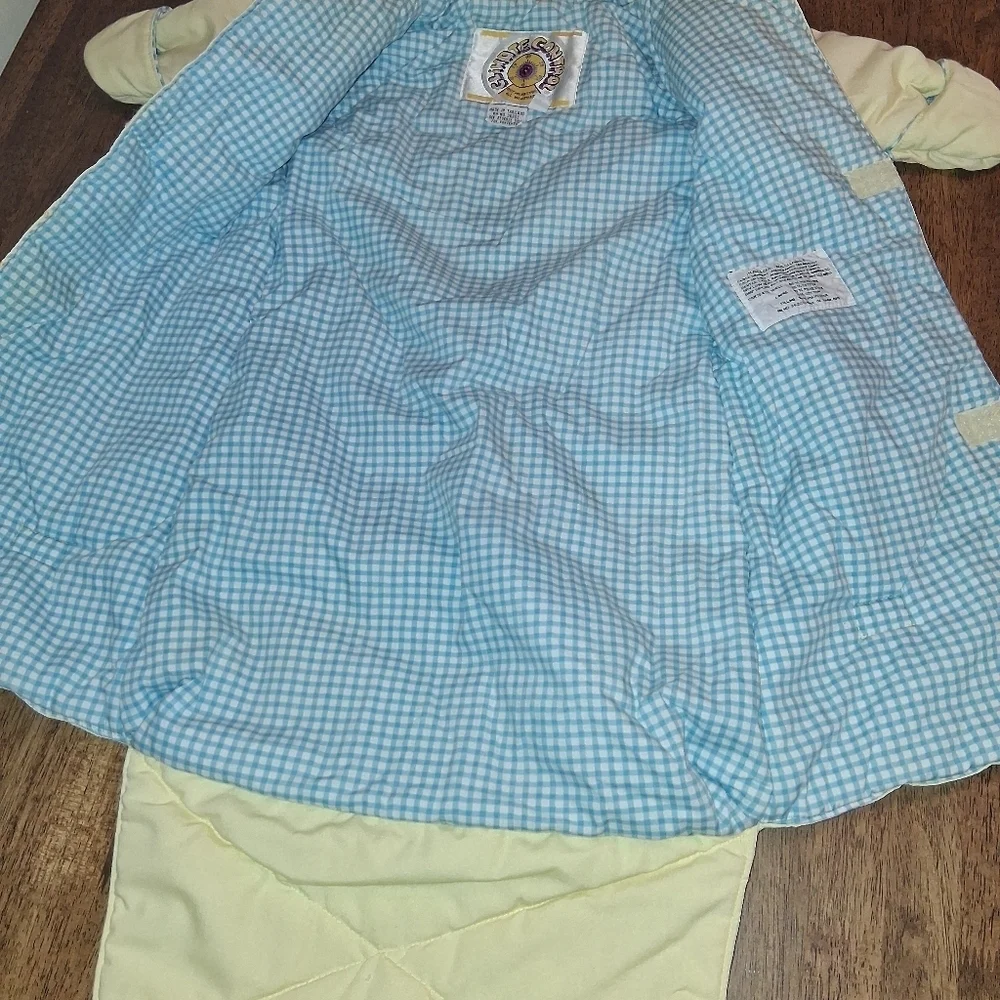 • Vintage Climate Control Quilted Winter Bunting Coverall • 0-6m